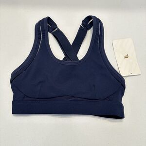 Fabletics Women's Belle High Impact Adjustable Sports Bra Navy XXS NEW WITH TAGS